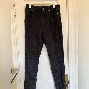 Urban outfitters black-gray corduroy jeans